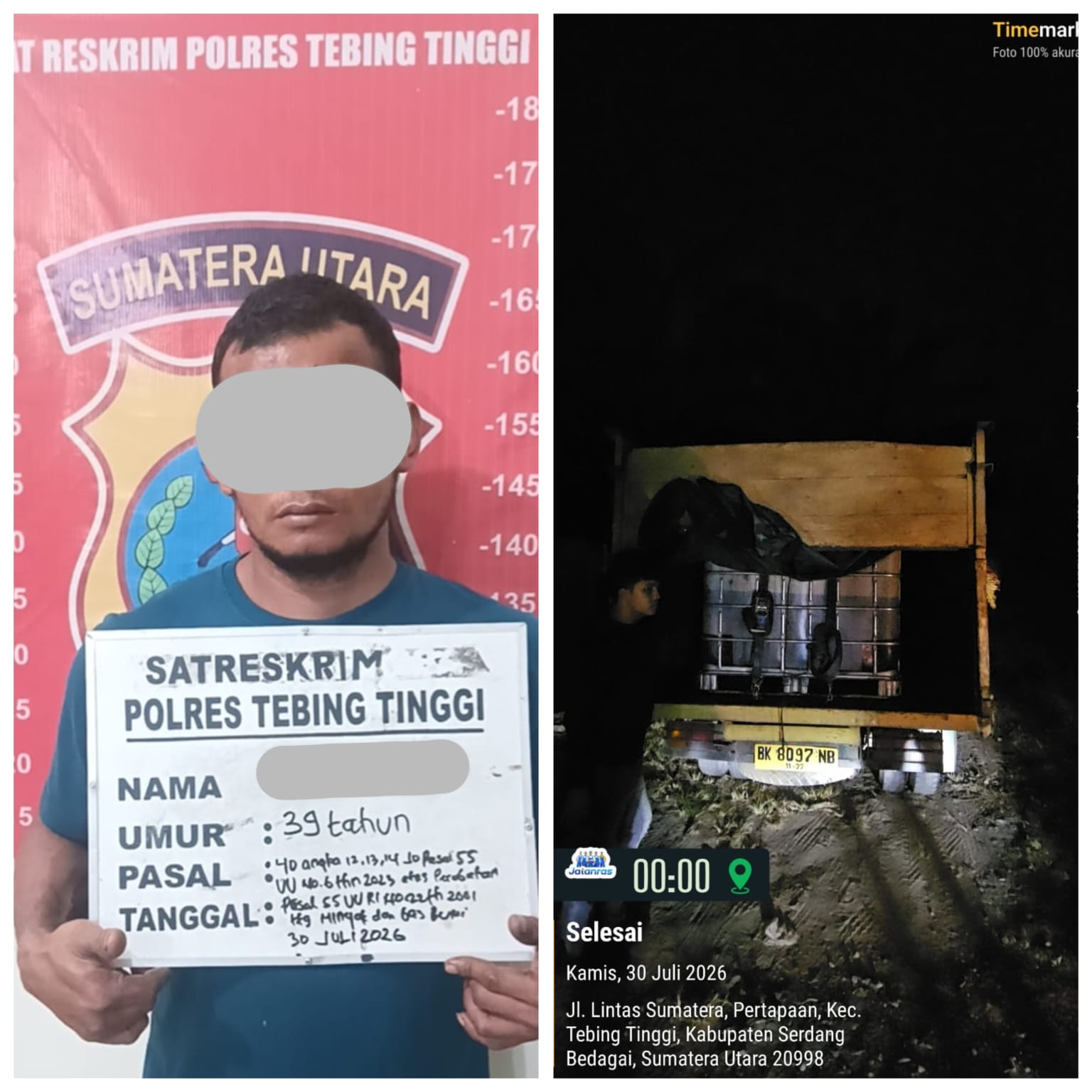 Tim Elang Sakti dan Unit Tipidter Polres Tebing Tinggi Ungkap Dugaan Penyalahgunaan BBM Bersubsidi